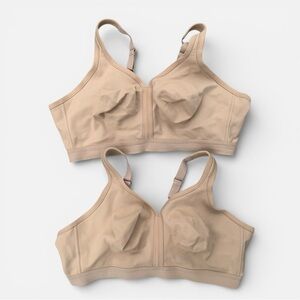 Soma Seamless Nude Women's Bra Set of 2 Size 42D
